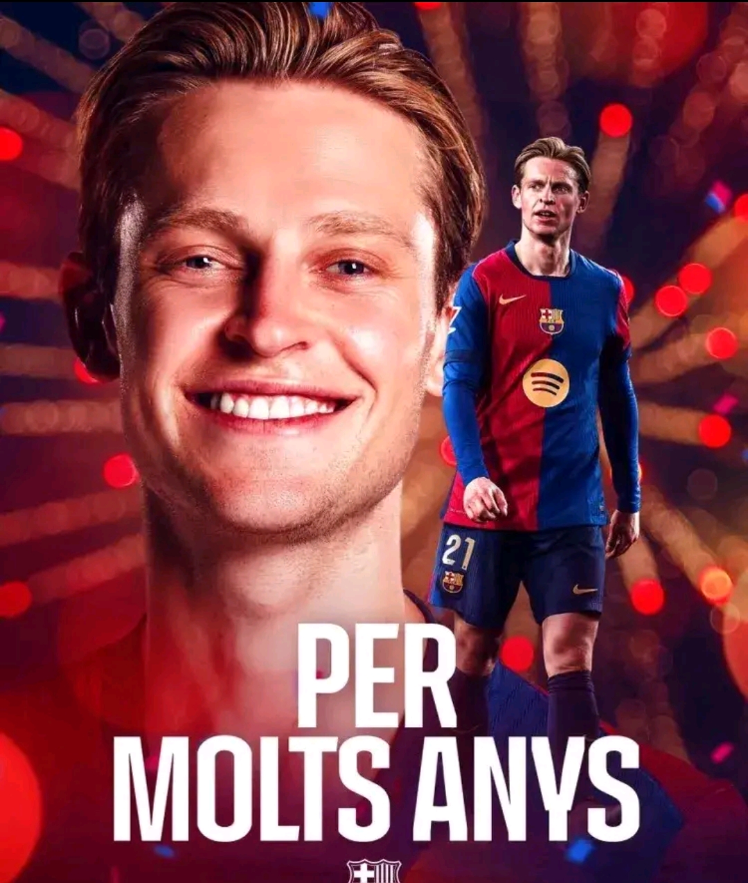 关于巴塞罗那前锋德容受伤，恐缺席与皇马的国家德比的信息