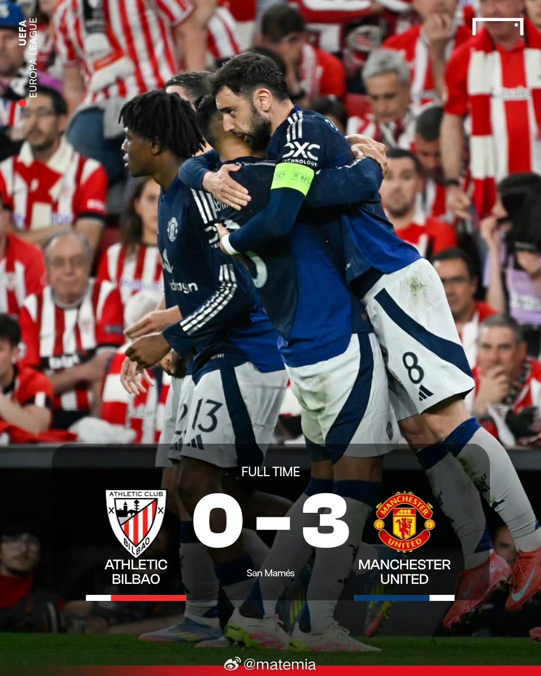 曼联客场大胜，全队庆祝重返胜轨的简单介绍